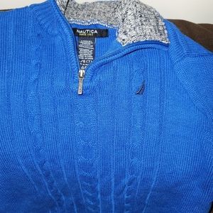 Boy's blue Nautica sweater